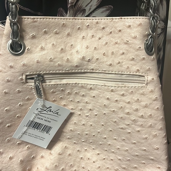 Laila bag with chain handles, zipper pocket, new - Picture 4 of 10